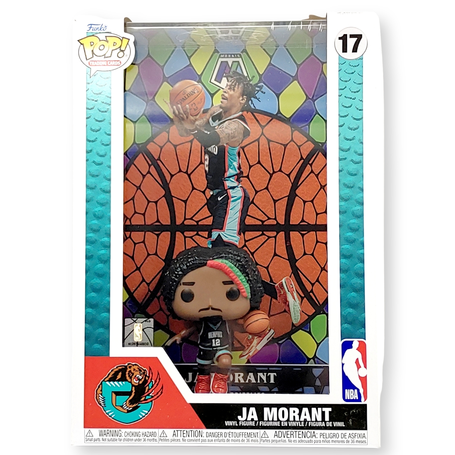 FUNKO POP<NBA>灰熊賈.莫蘭特(黑綠衫)(收藏卡背景盒)-No.17