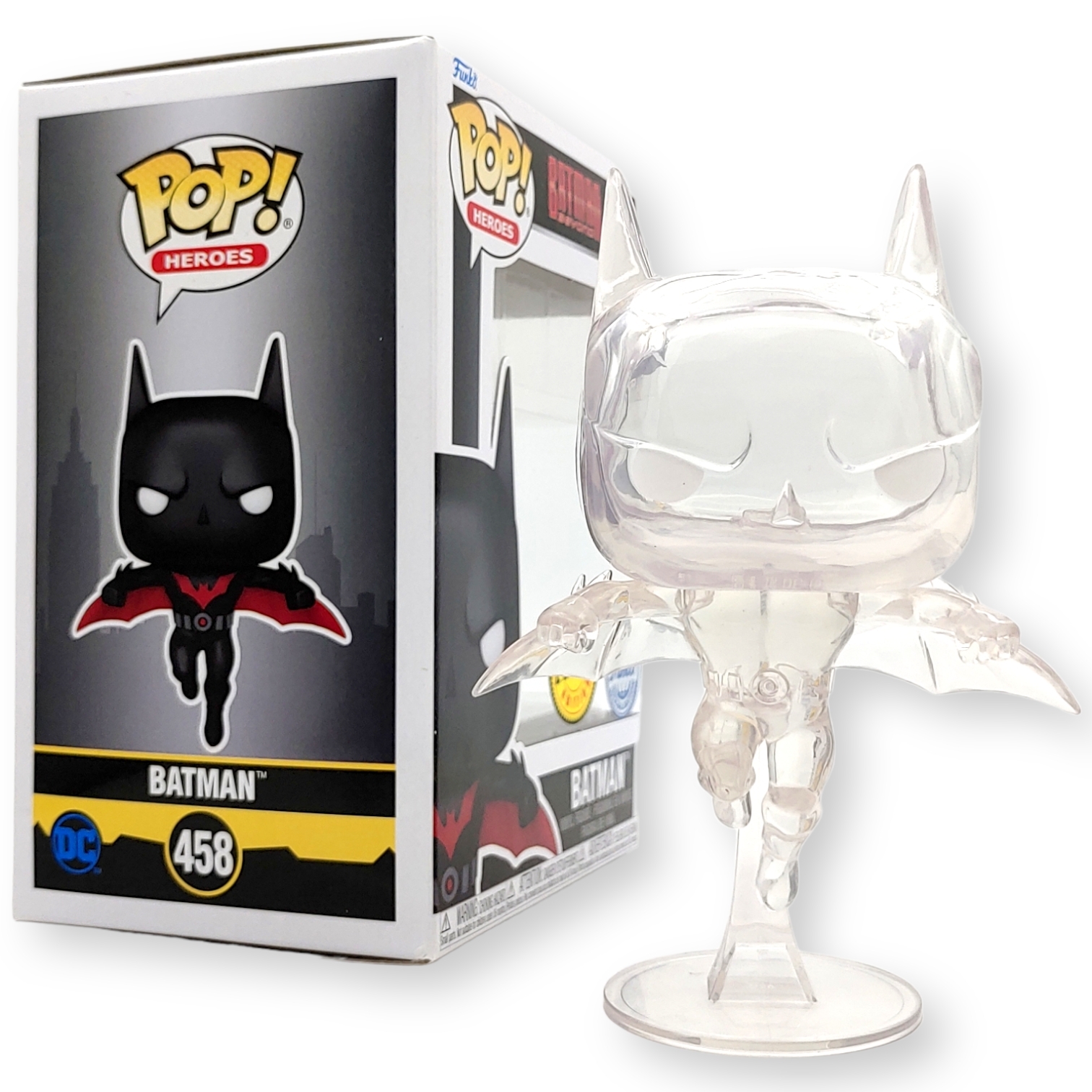 FUNKO POP<Batman Beyond>蝙蝠俠(飛天)(透明Chase版)-No.458