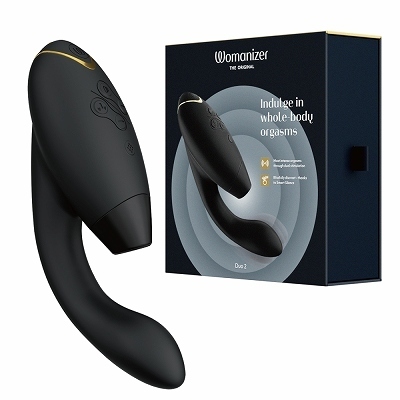 Womanizer Duo 2 Dual-Stimulaion Suction Vibrator Black