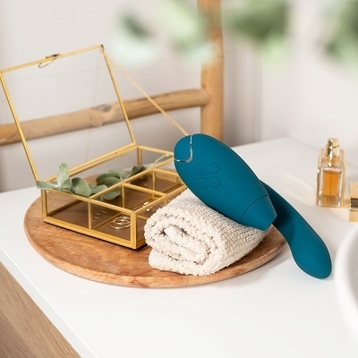 Womanizer Duo 2 第二代旗艦級雙重震動器 藍綠色