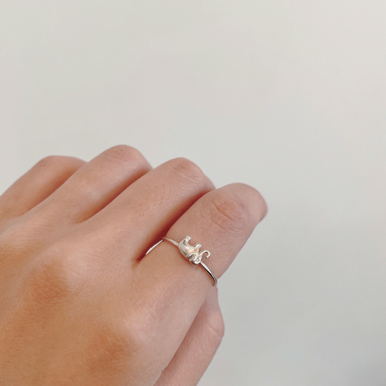│簡約│大象 • 開口戒 • 純銀戒指 • 極簡風格 • 抗過敏 S925