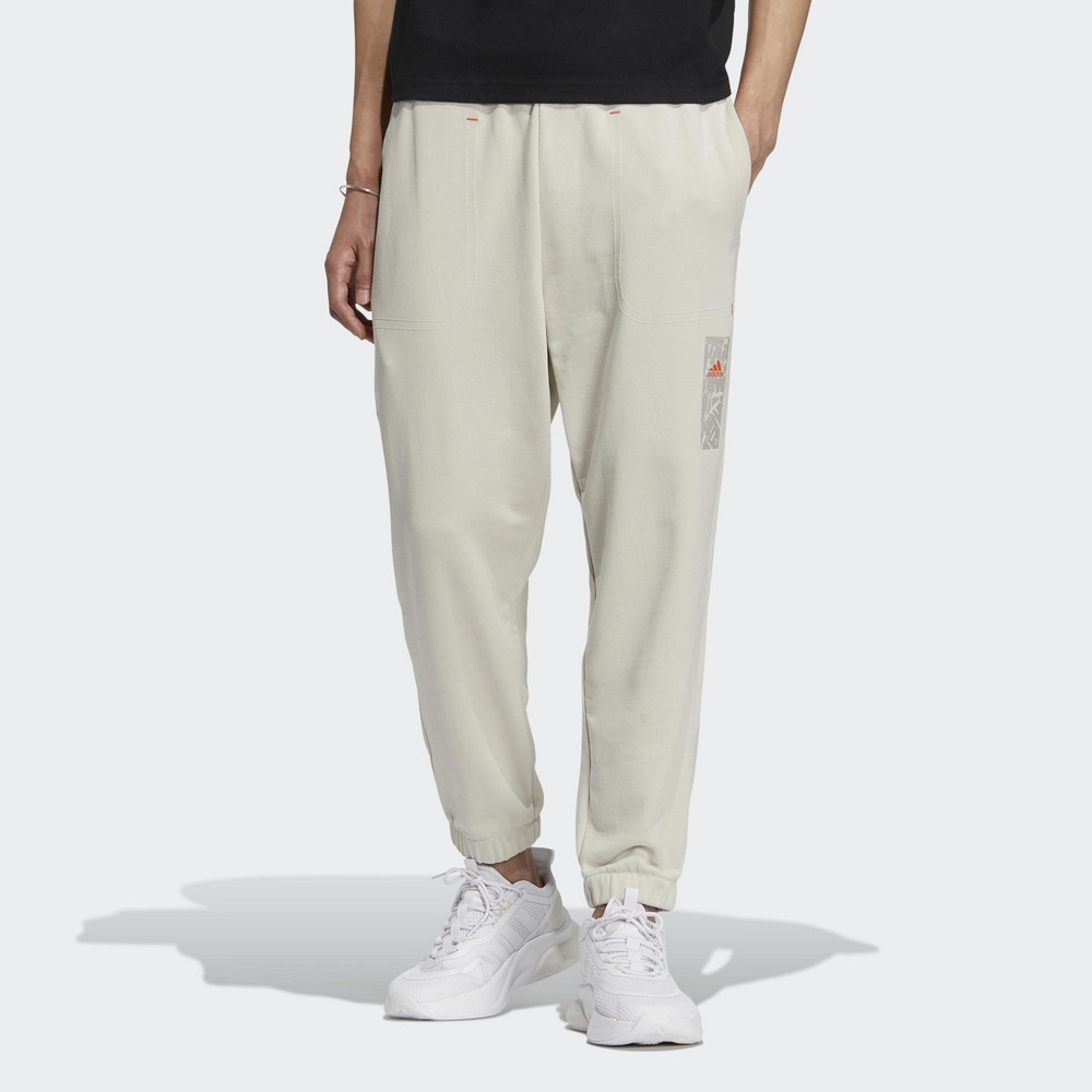 ADIDAS CM TOP KNPNT 男 長褲 灰白HZ3032 JAN-