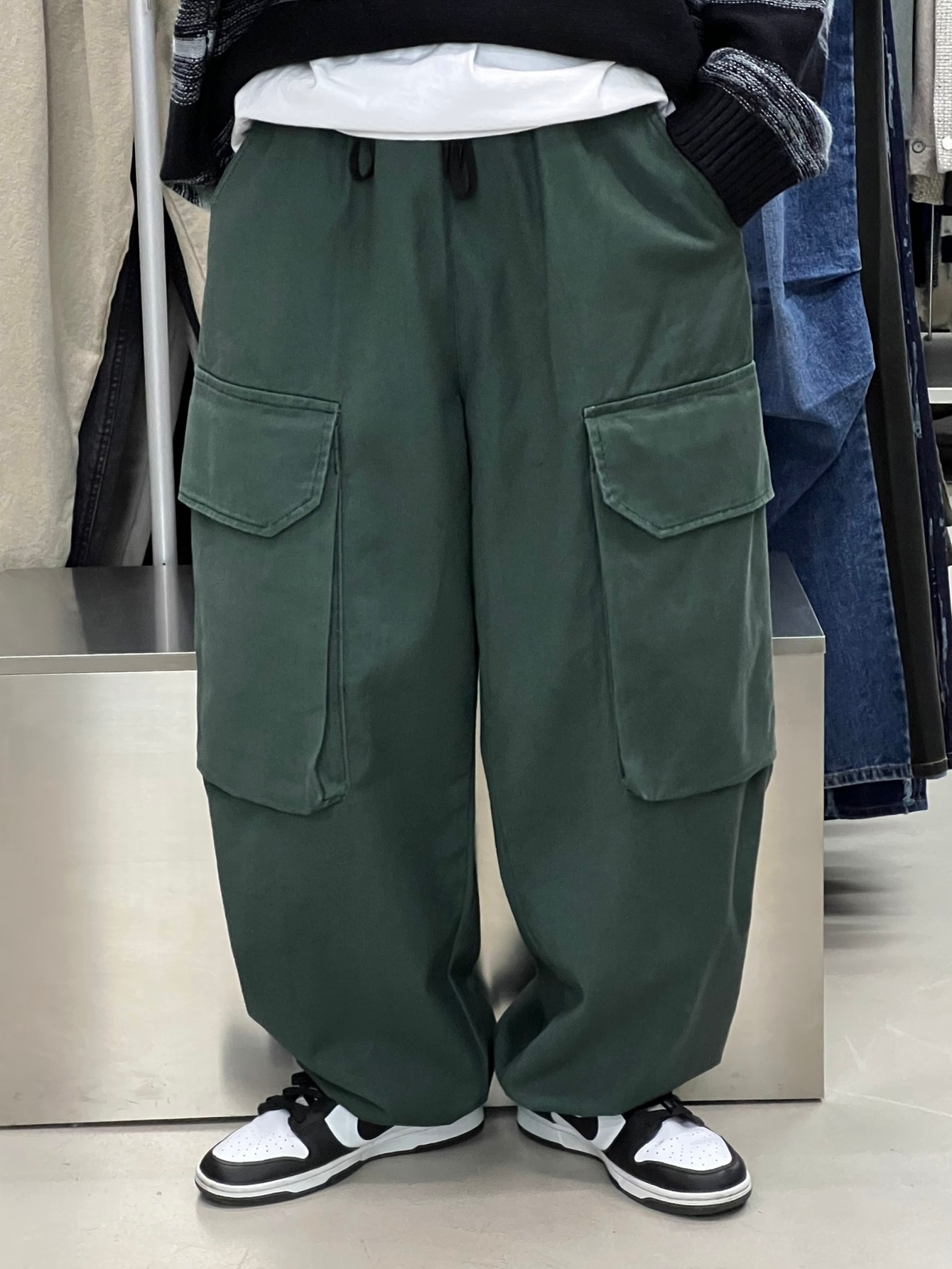 可束腳工裝褲 P2161