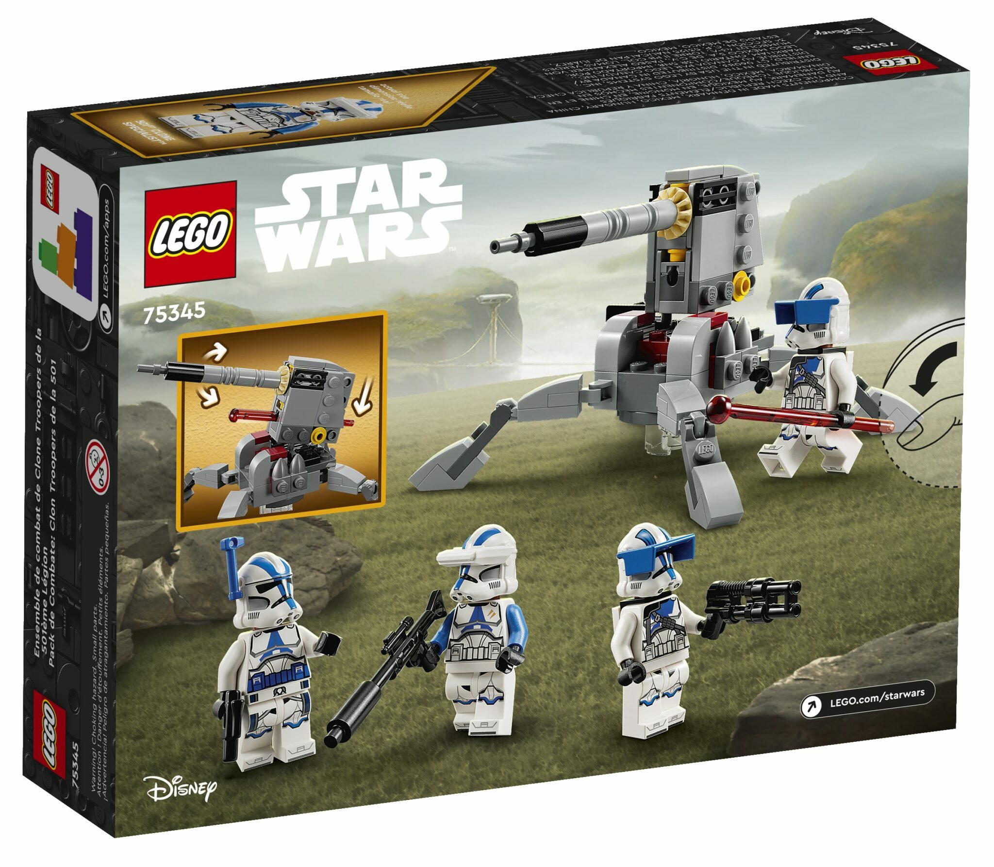 [飛米樂高積木磚賣店] LEGO 75345 Star Wars-501st 軍團複製人士兵步隊