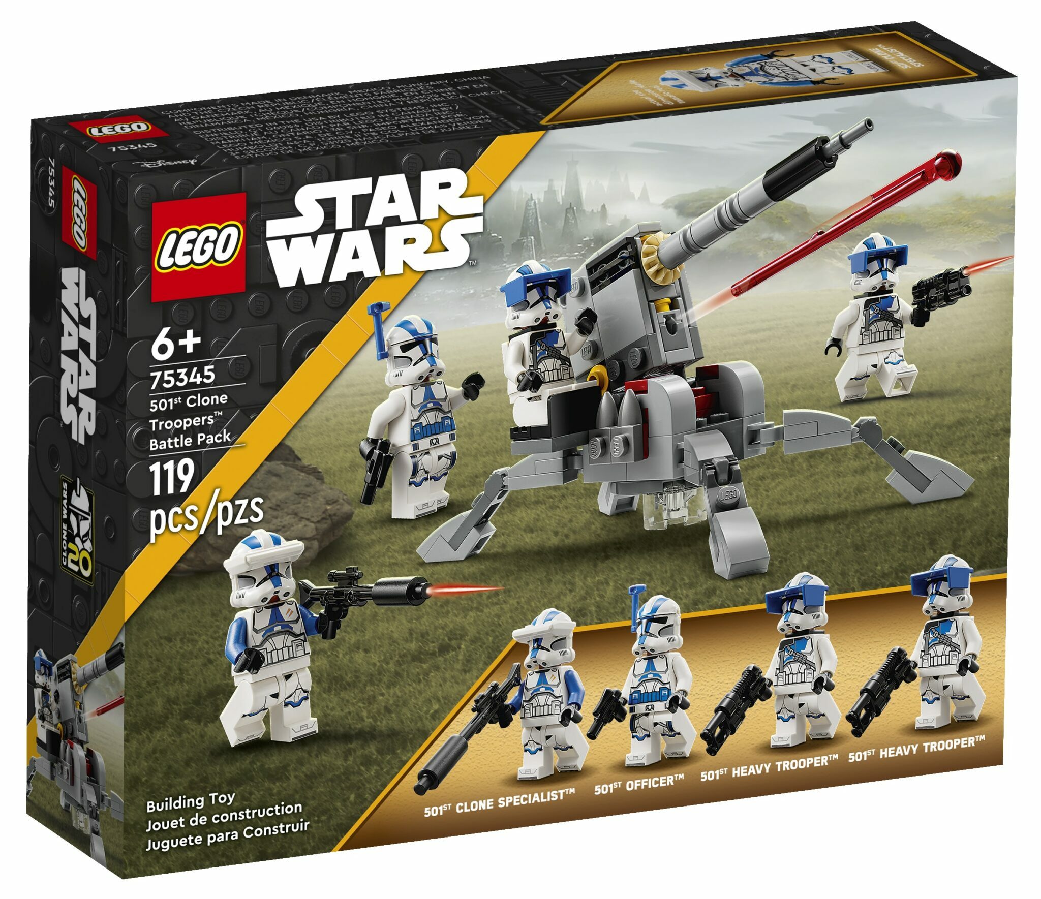[飛米樂高積木磚賣店] LEGO 75345 Star Wars-501st 軍團複製人士兵步隊