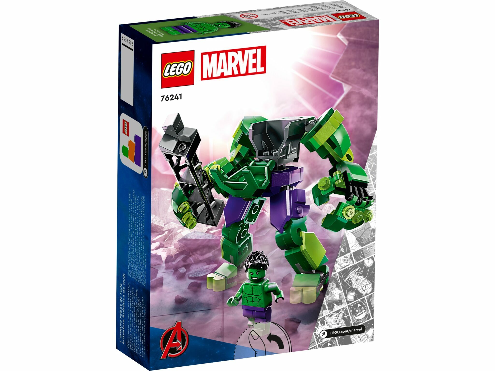 [飛米樂高積木磚賣店] LEGO 76241 Marvel - 綠巨人浩克裝甲