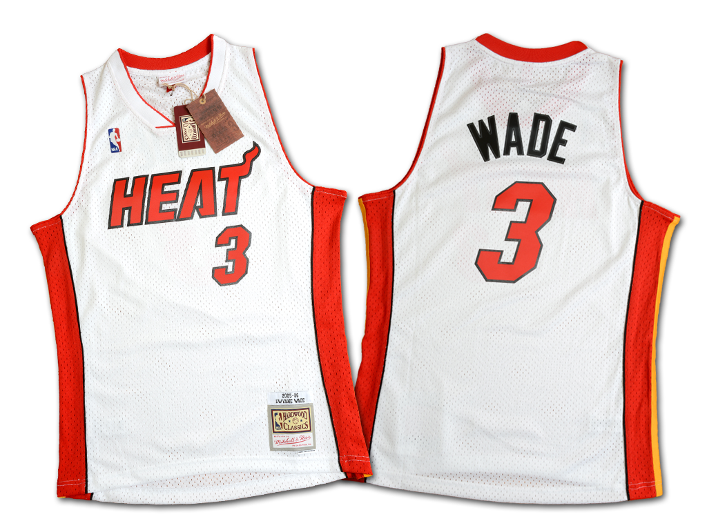 Mitchell & Ness 邁阿密熱火隊 Dwyane Wade 2005-2006 復刻 Swingman 球衣