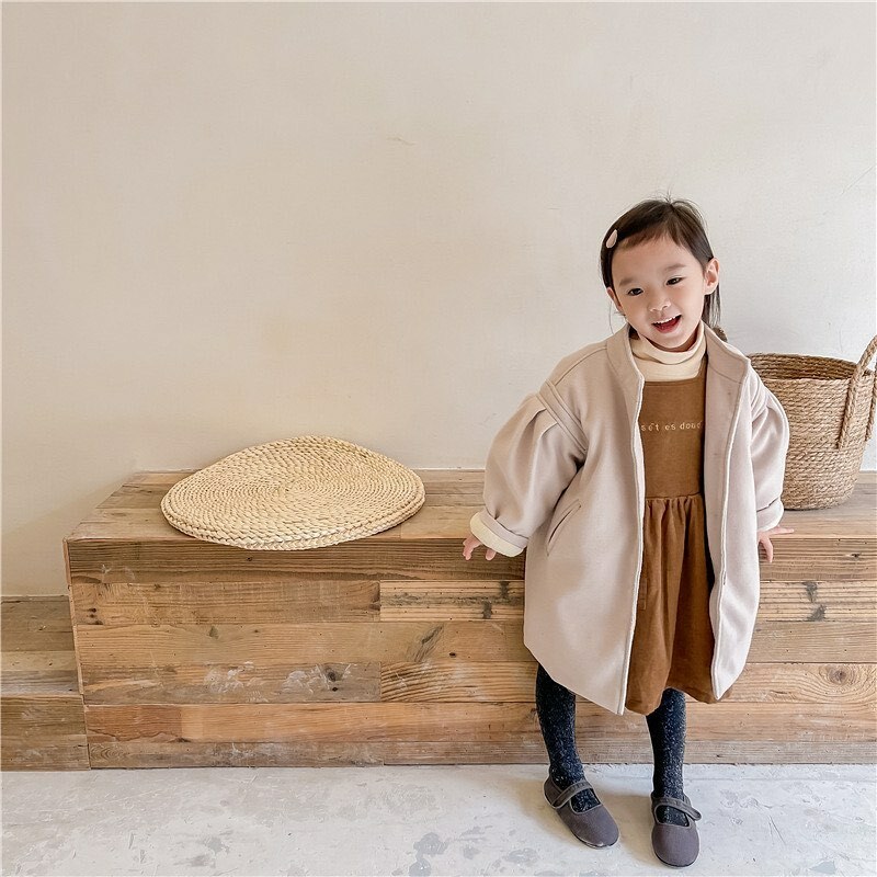 涵館的清晨加厚加絨大衣外套