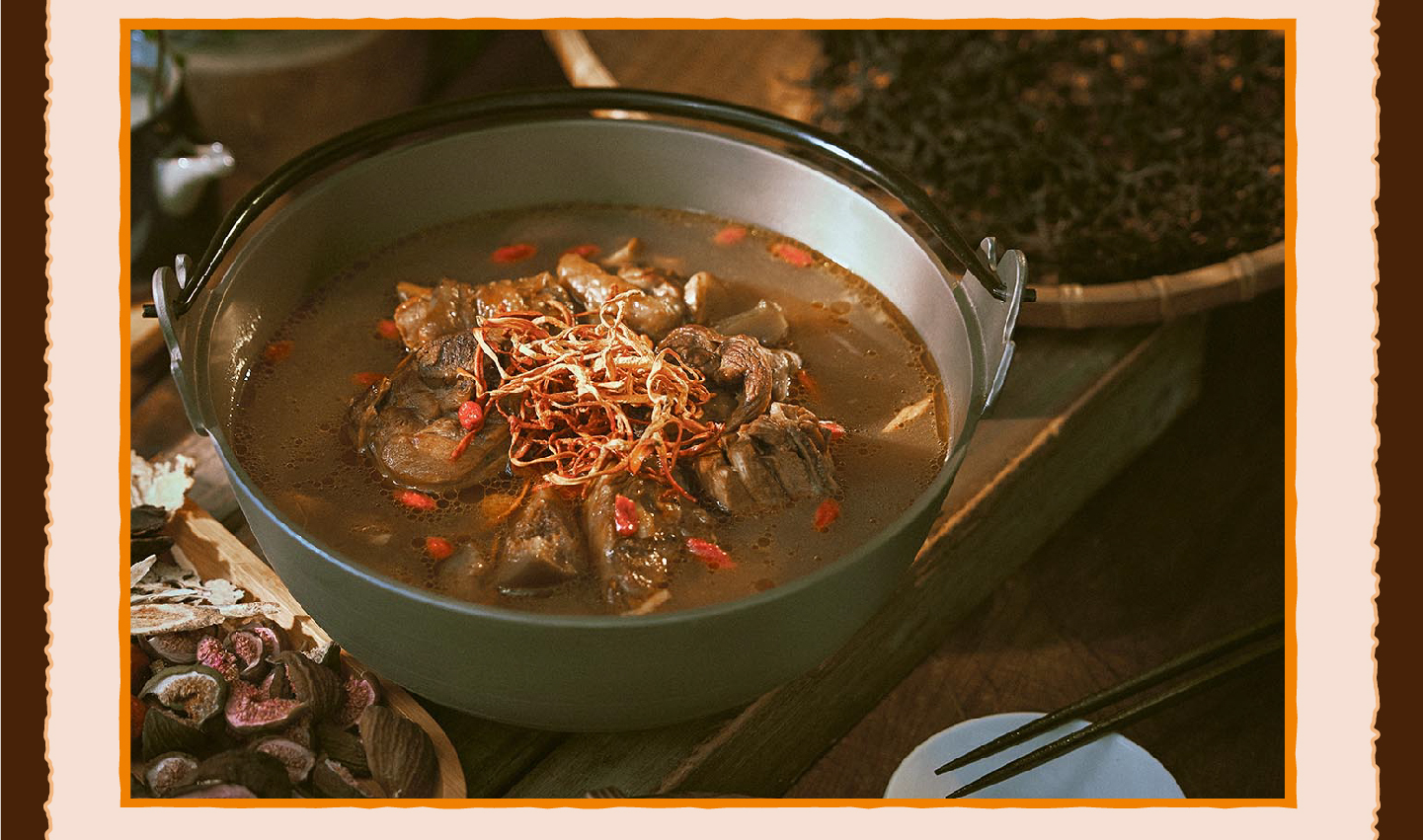 三小市集 茶香永續年菜｜第一道：茶香無花果雞湯