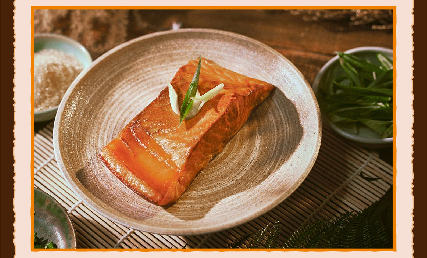 三小市集 茶香永續年菜｜第二道：茶燻鱘龍菲力