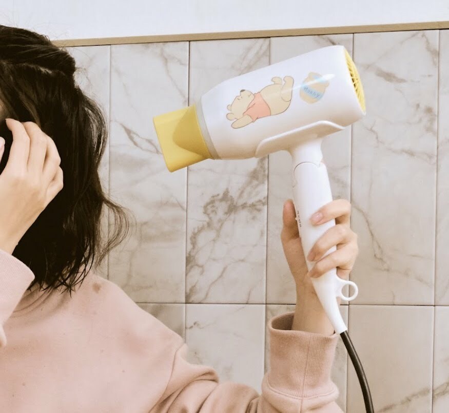 台灣直送|100%正版|Disney 迪士尼-小熊維尼 Winnie The Pooh 2000W摺疊風筒|Winnie The Pooh