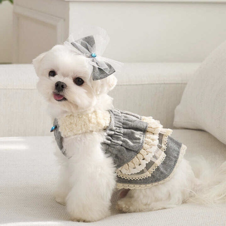 髮夾-Cancan紗鑽-髮夾 髮飾-Grey-It’s sunny outside