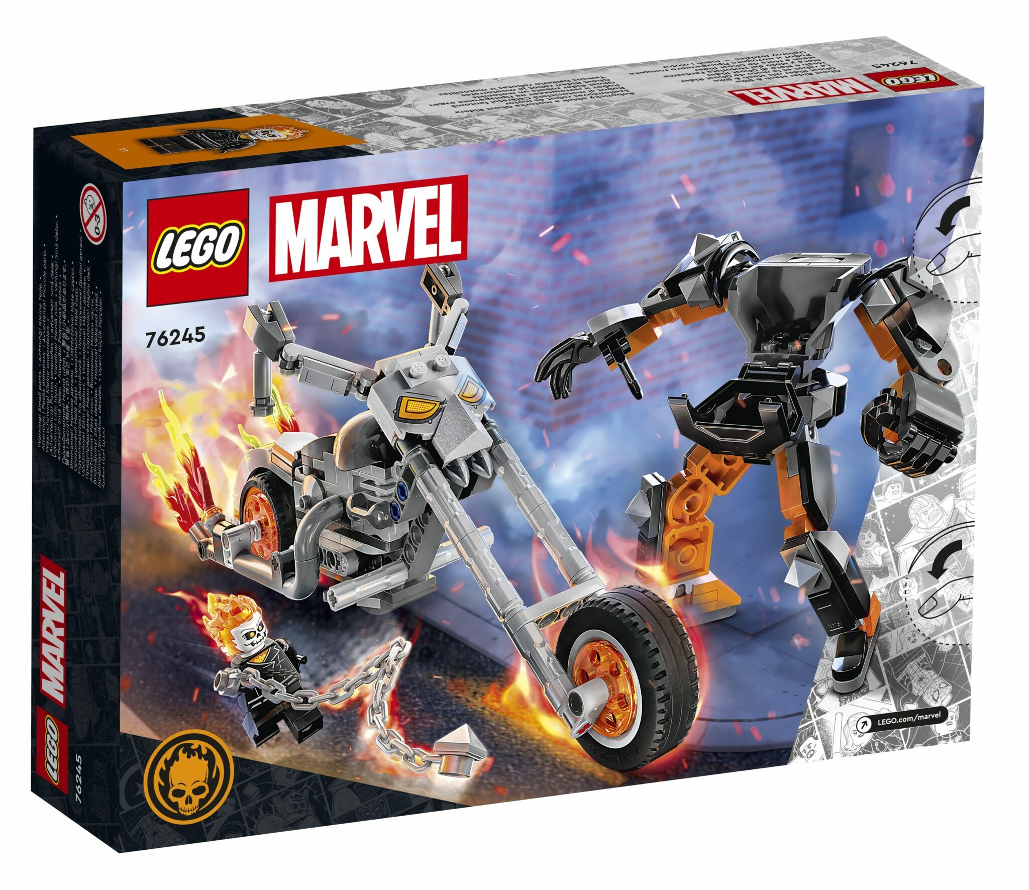[飛米樂高積木磚賣店] LEGO 76245 Marvel - 惡靈戰警裝甲與摩托車