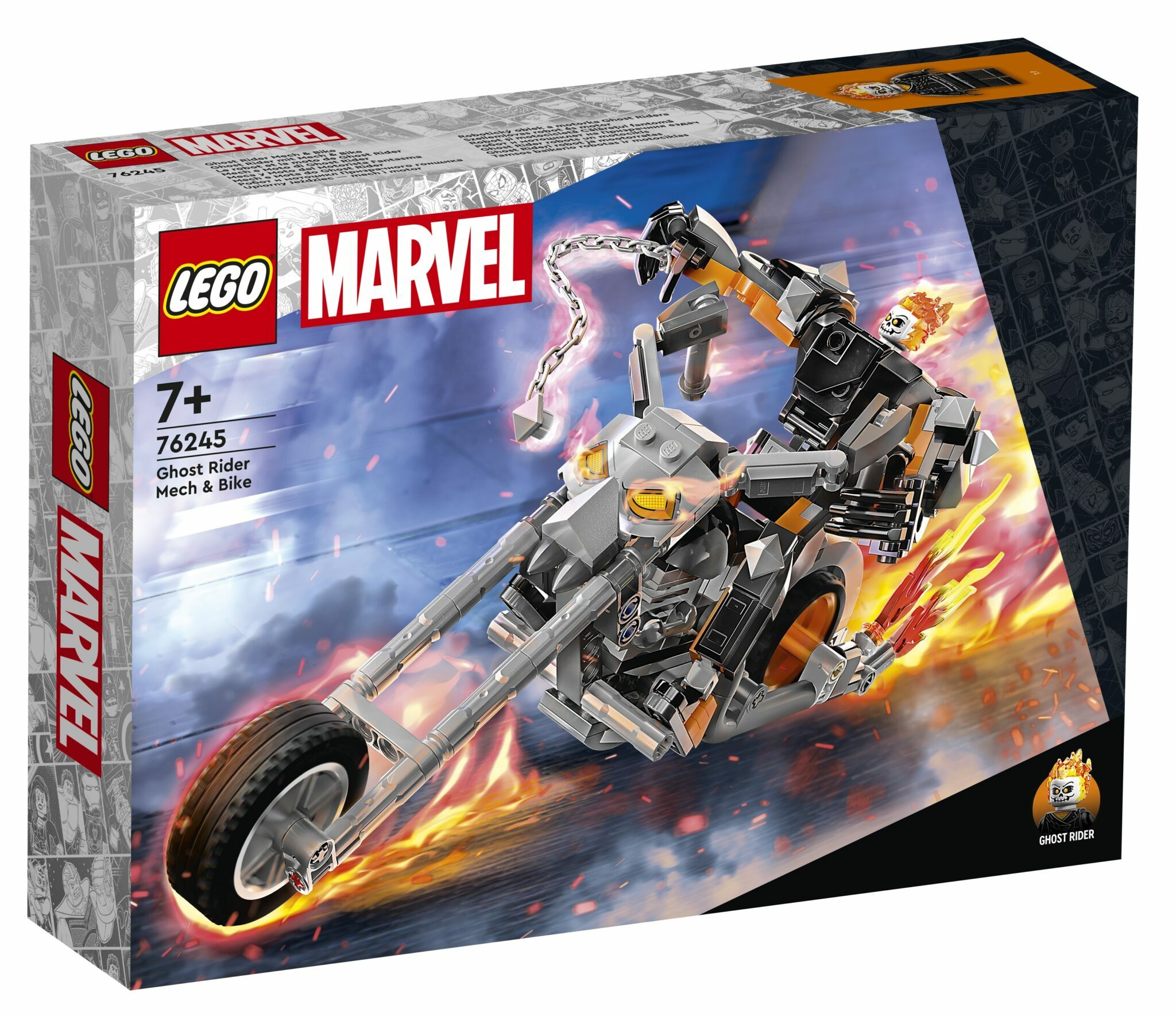 [飛米樂高積木磚賣店] LEGO 76245 Marvel - 惡靈戰警裝甲與摩托車