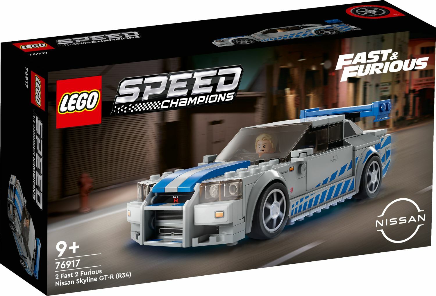 [飛米樂高積木磚賣店] LEGO 76917 SPEED-玩命關頭2日產SkylineGTR R34