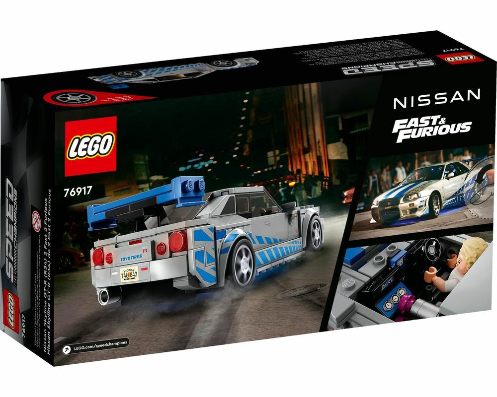 [飛米樂高積木磚賣店] LEGO 76917 SPEED-玩命關頭2日產SkylineGTR R34