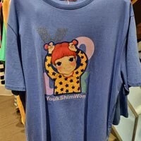 [S] YSW BIG PRINT DOG POO T-SHIRT,BLUE, H2WTS13BLGD (SYW131)