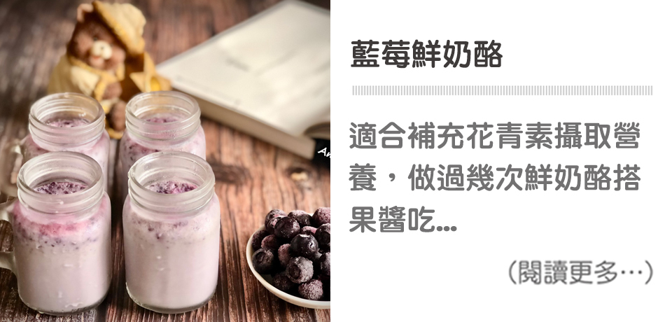 【藍莓鮮奶酪】 Blueberry Fresh Cheese