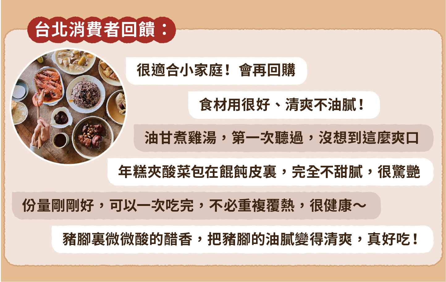 2023小家庭年菜預購 x 一人年菜公益行動｜三小市集 茶香永續年菜