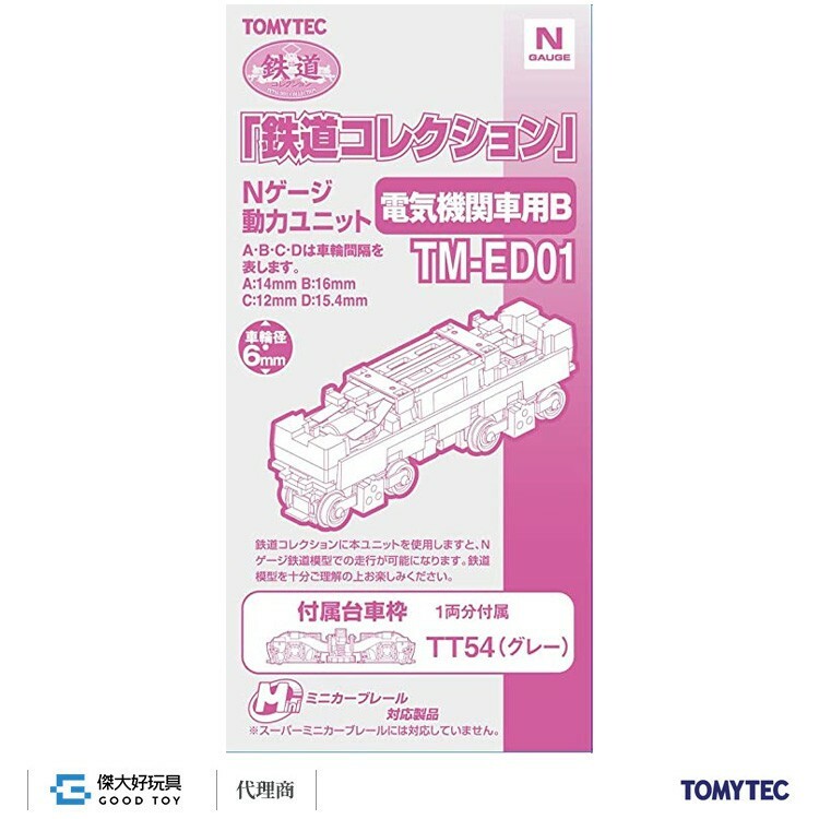 TOMYTEC 256663 鐵道系列 動力 TM-ED01 (電氣機關車用B)