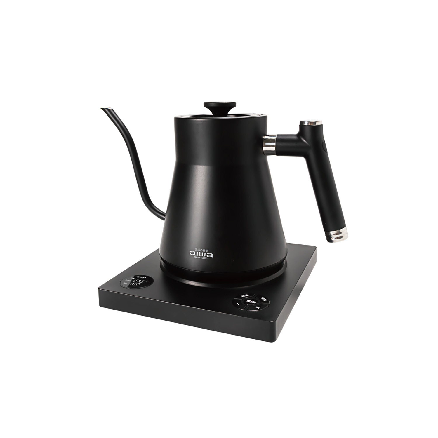 AIWA 愛華1.0L 鵝頸溫控手沖電茶壼AA-K21GC