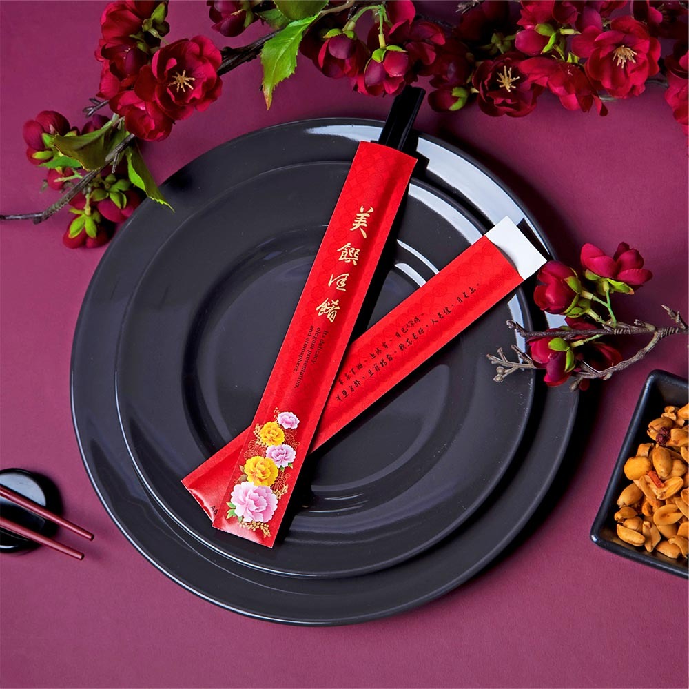 公版全彩筷套 A6-紅