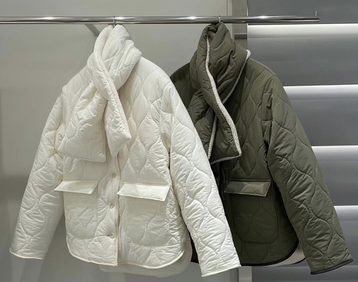 內裡舒服羔羊毛老奶奶外(白/綠)