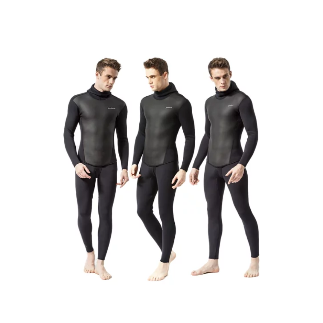 Problue  3mm男款自由潛水 兩截式防寒衣+褲 |RW-717 @