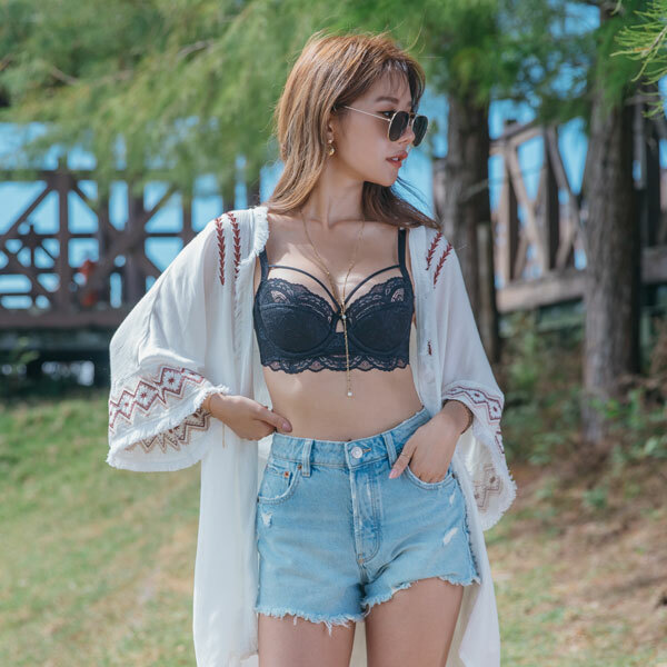 惹火界線☼性感圓波穩定法式內衣。C.D.E.F罩