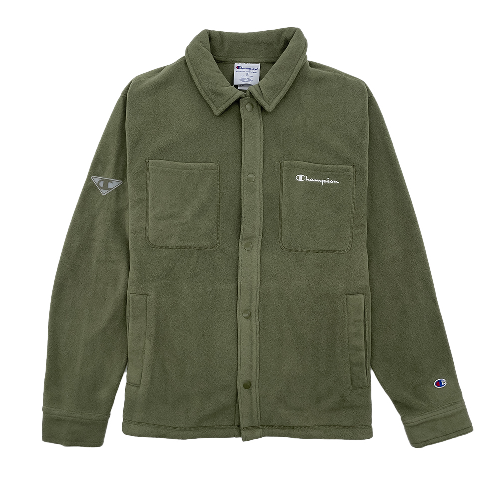 男款-US Logo夾克外套-軍綠色（V74727-9AX(586VFA)）