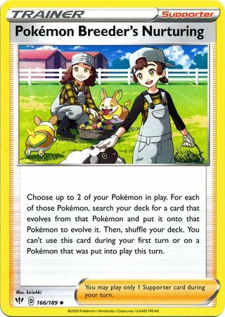 S3 Pokemon Breeder's Nurturing - 166/189 - Uncommon Rev