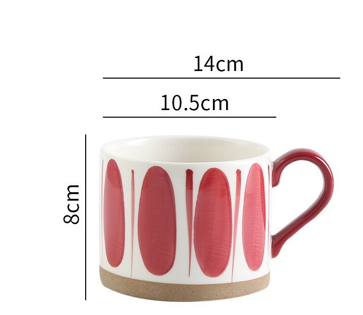 《1553》日式精巧粗陶馬克杯450ML