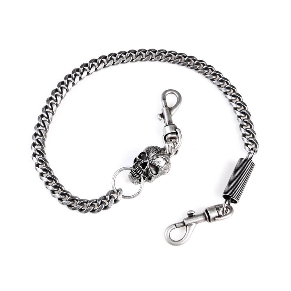 不老骷髏金屬褲鍊/腰鍊/錢包鍊－免運