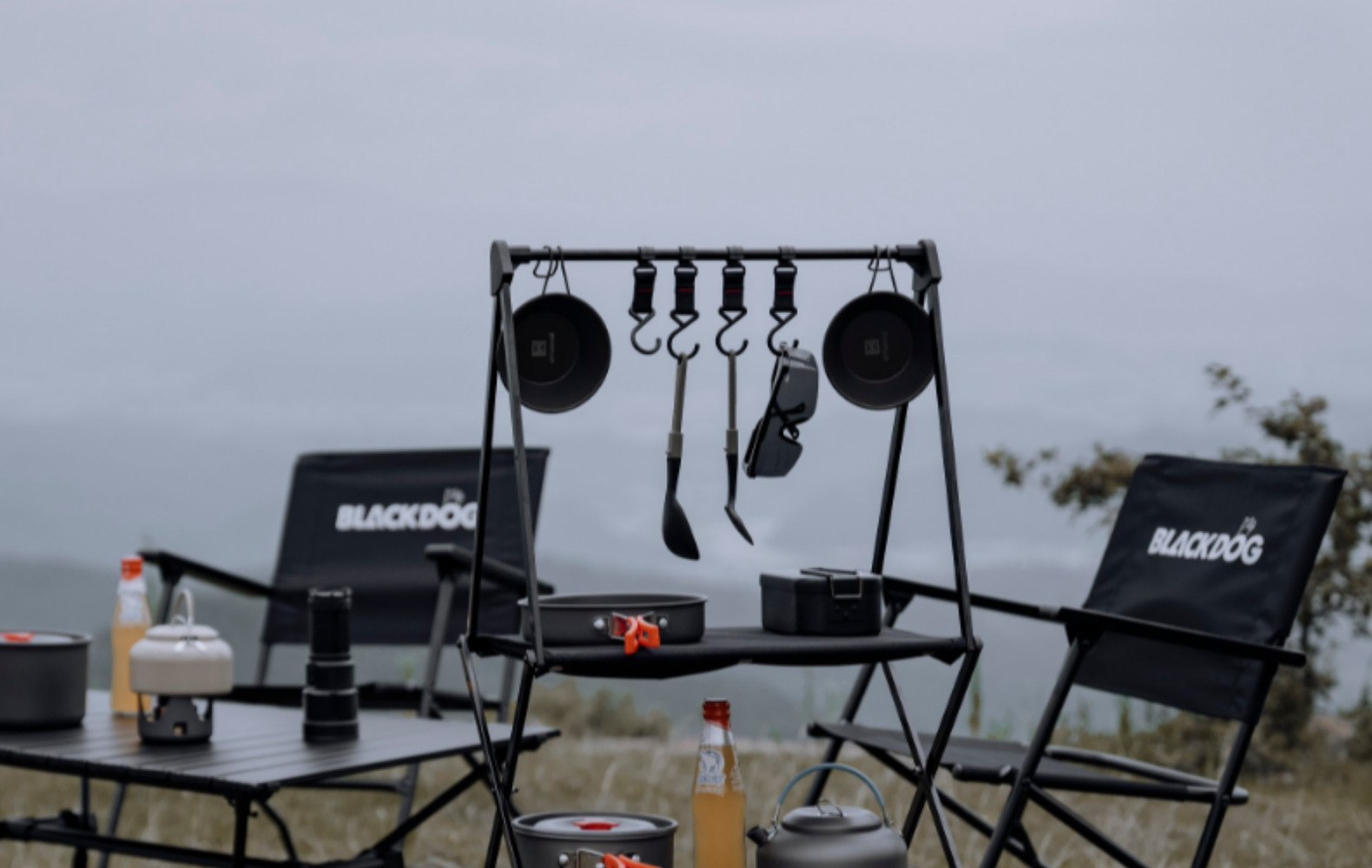 《1559》露營含掛勾可折疊多層置物架