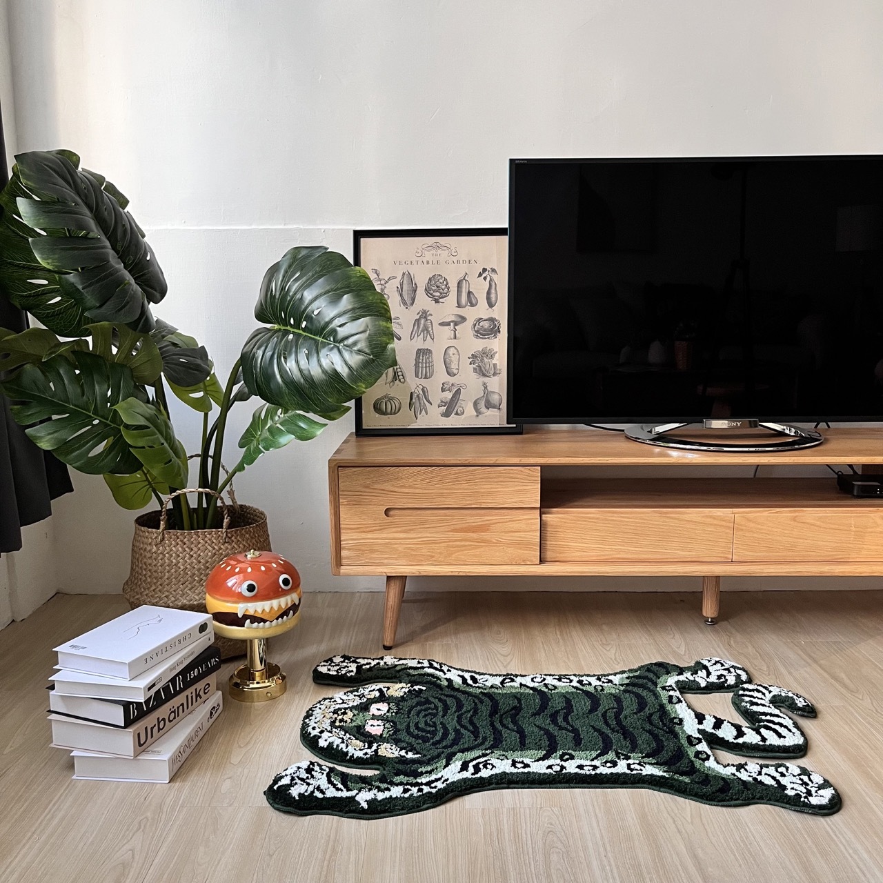 RAW EMOTIONS 西藏虎毯 森林綠