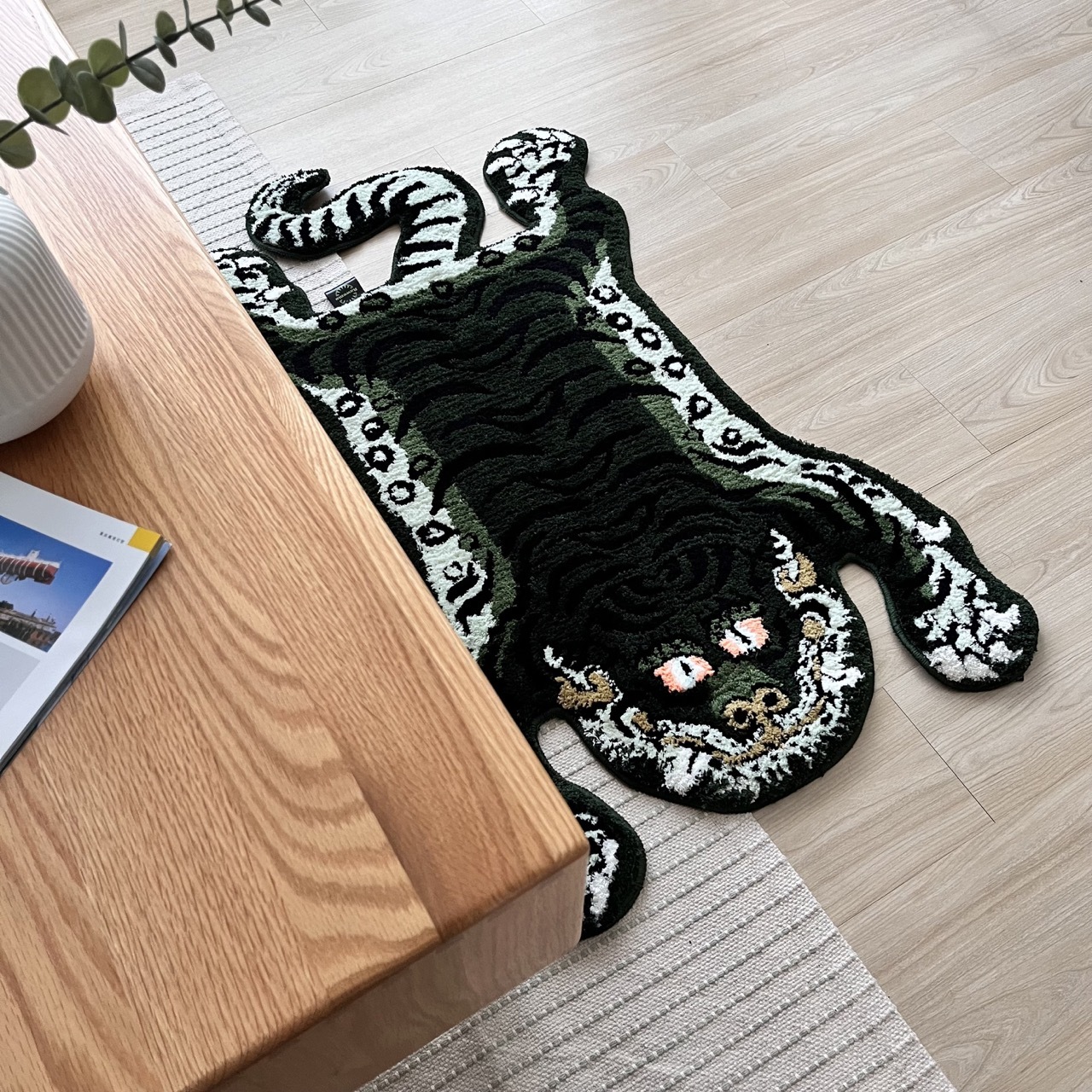 RAW EMOTIONS 西藏虎毯 森林綠