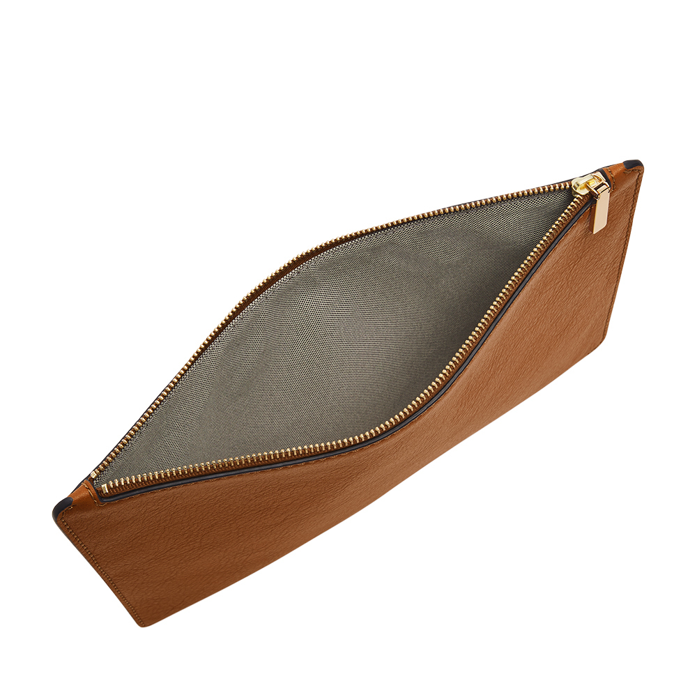 Gift 真皮收納包-金棕色 SLG1583216