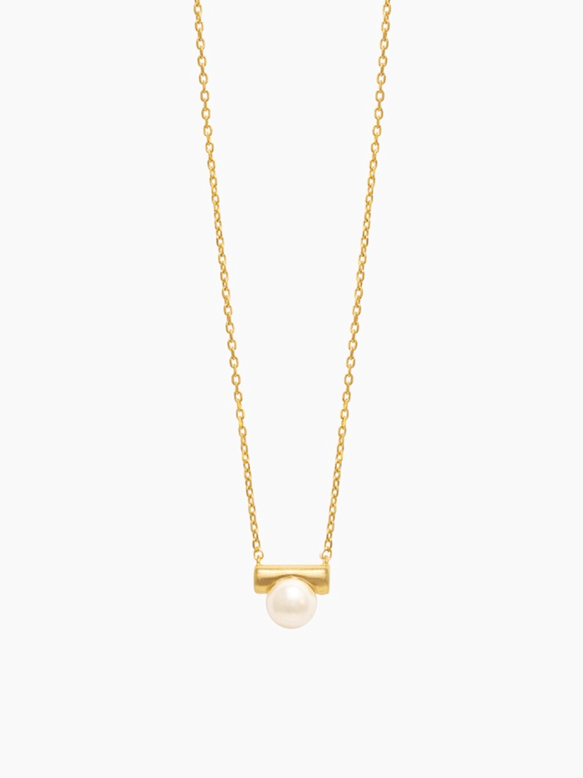 [現貨] [ 925純銀 ]心機珍珠項鍊[ 2色 ]