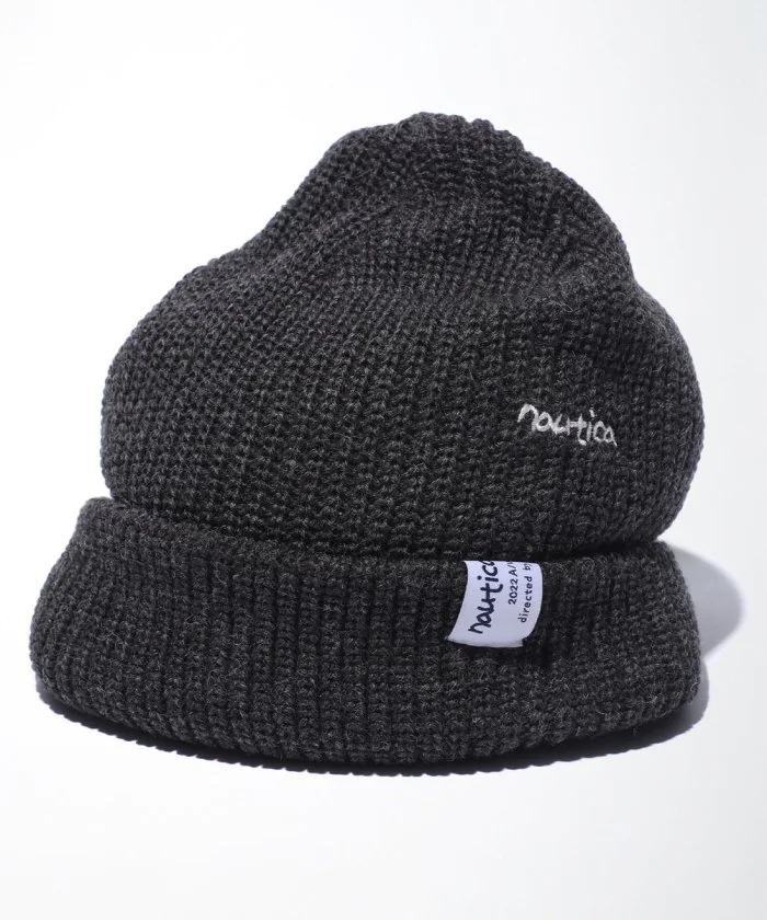 2022AW NAUTICA 3Way Rib Knit Beanie 刺繡 LOGO 毛帽 熱門款 現貨