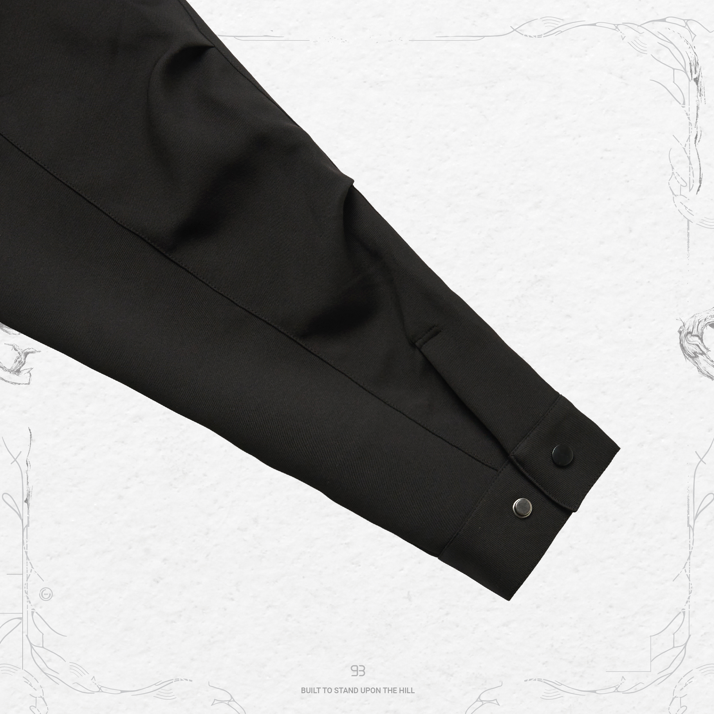 GNV-13” SOFTBOX Wide Pocket Shirt - Black