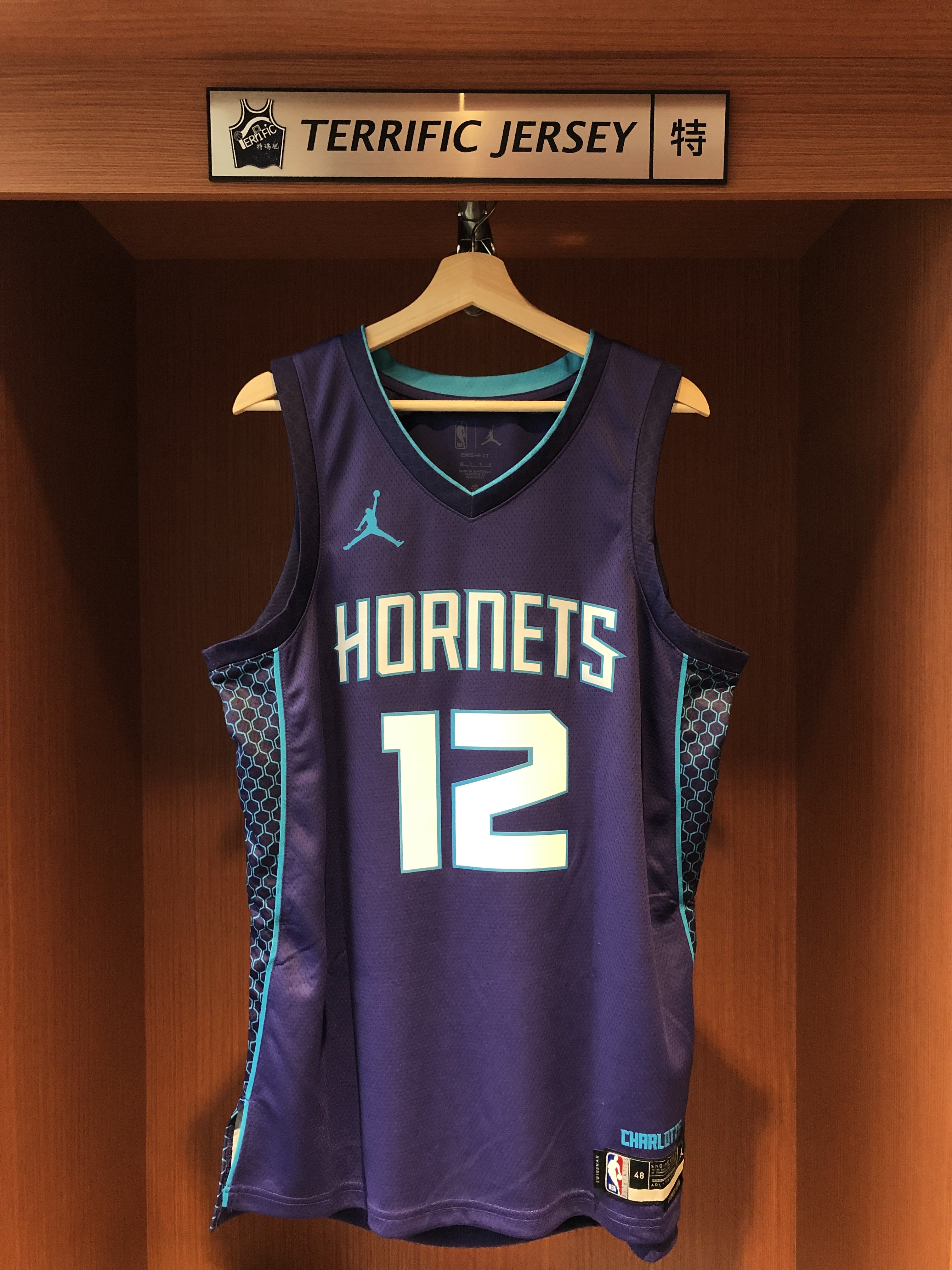 NBA球衣 Kelly Oubre Jr 夏洛特黃蜂紫 Statement Jordan Swingman 球迷版 熱轉印 全新