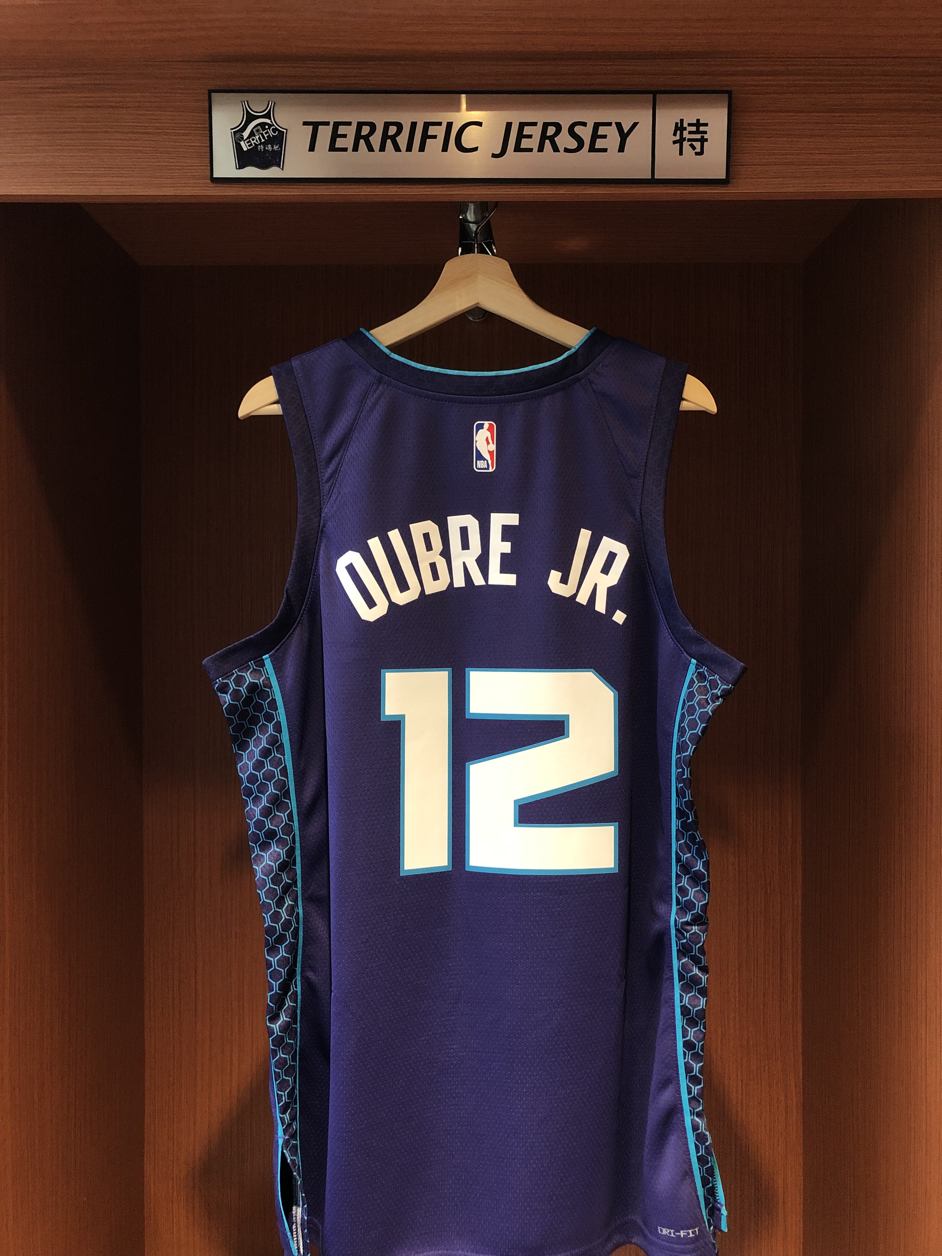 NBA球衣 Kelly Oubre Jr 夏洛特黃蜂紫 Statement Jordan Swingman 球迷版 熱轉印 全新