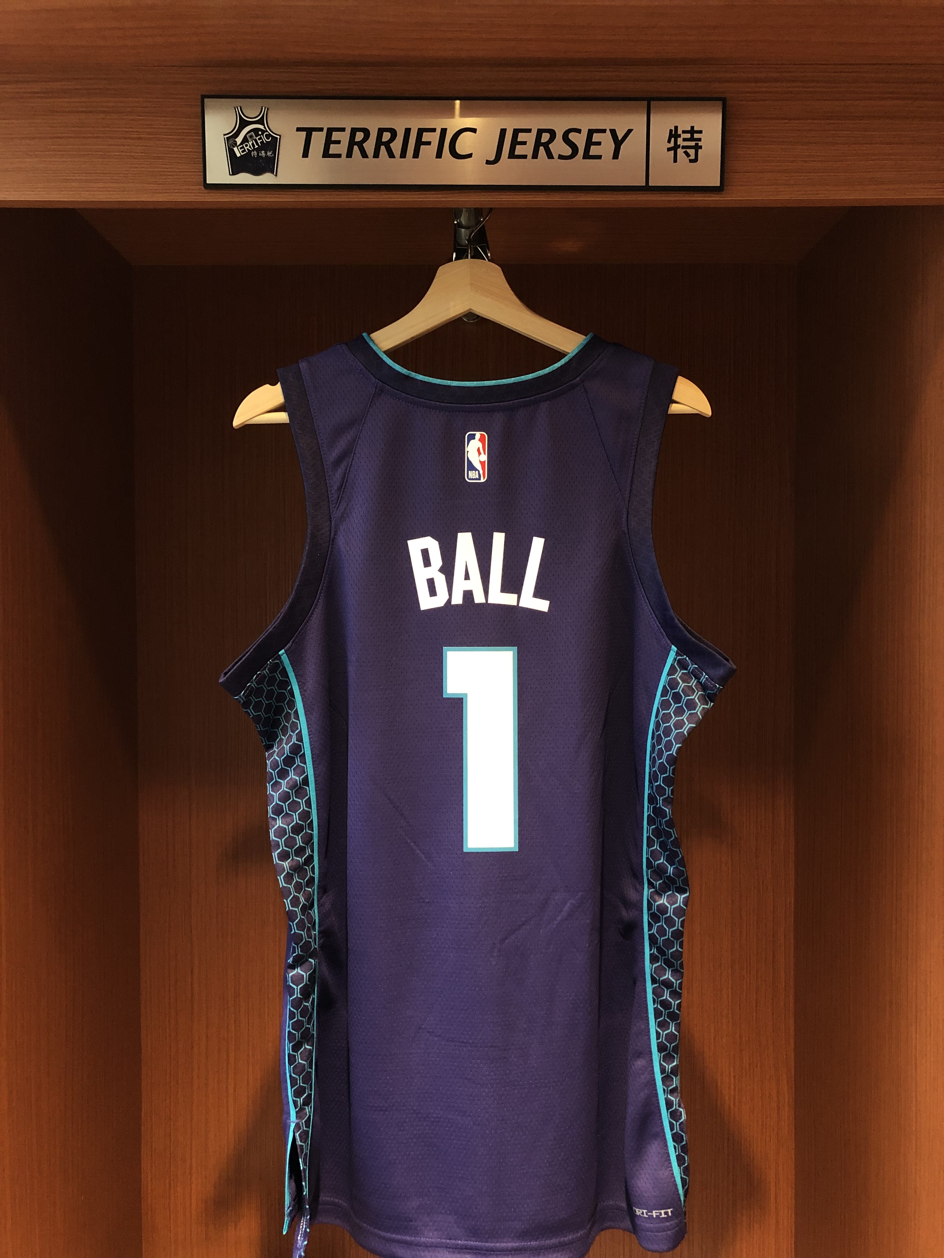 NBA球衣 Lamelo Ball 夏洛特黃蜂紫 Statement Jordan Swingman 球迷版 熱轉印 全新