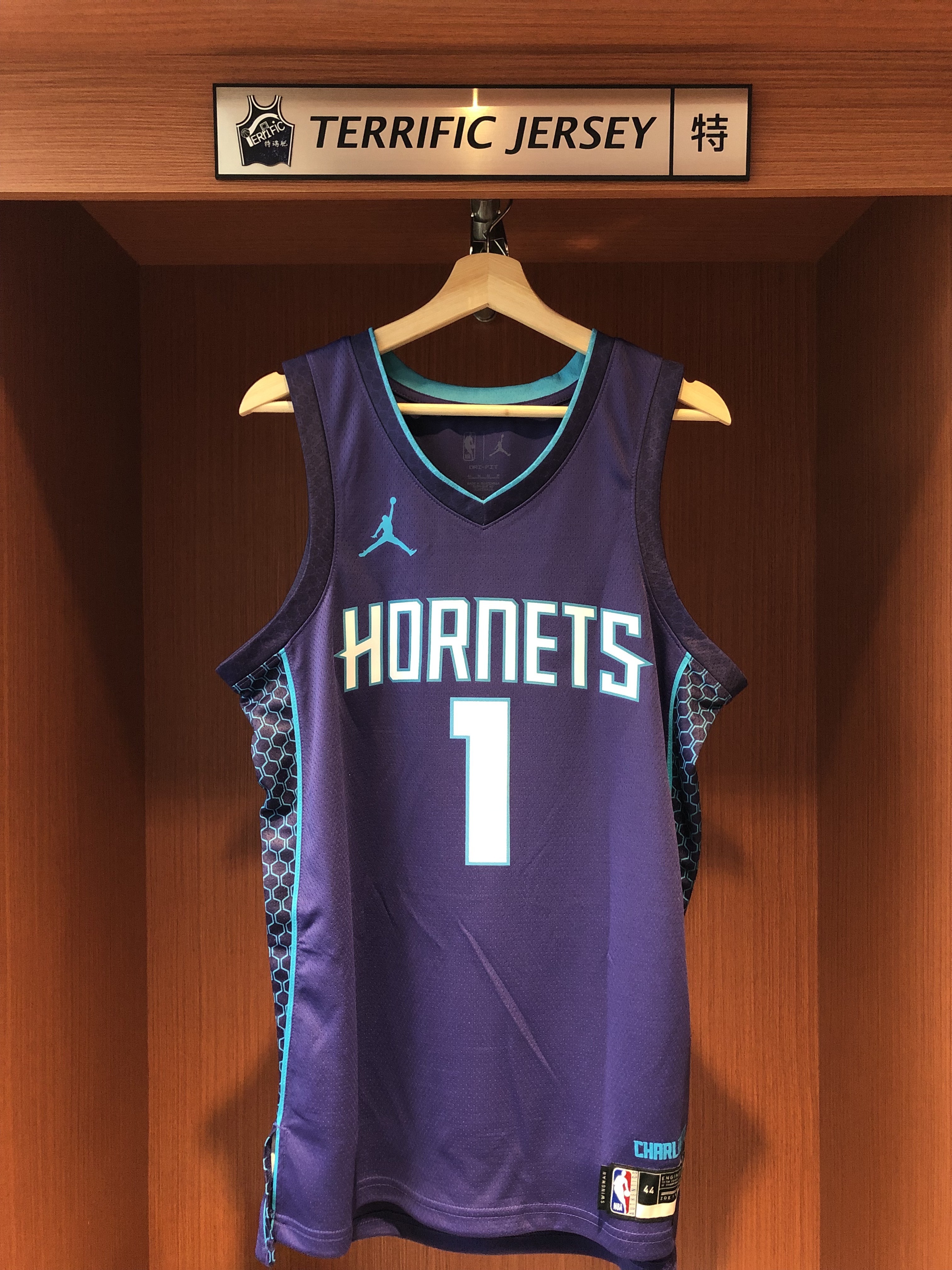 NBA球衣 Lamelo Ball 夏洛特黃蜂紫 Statement Jordan Swingman 球迷版 熱轉印 全新