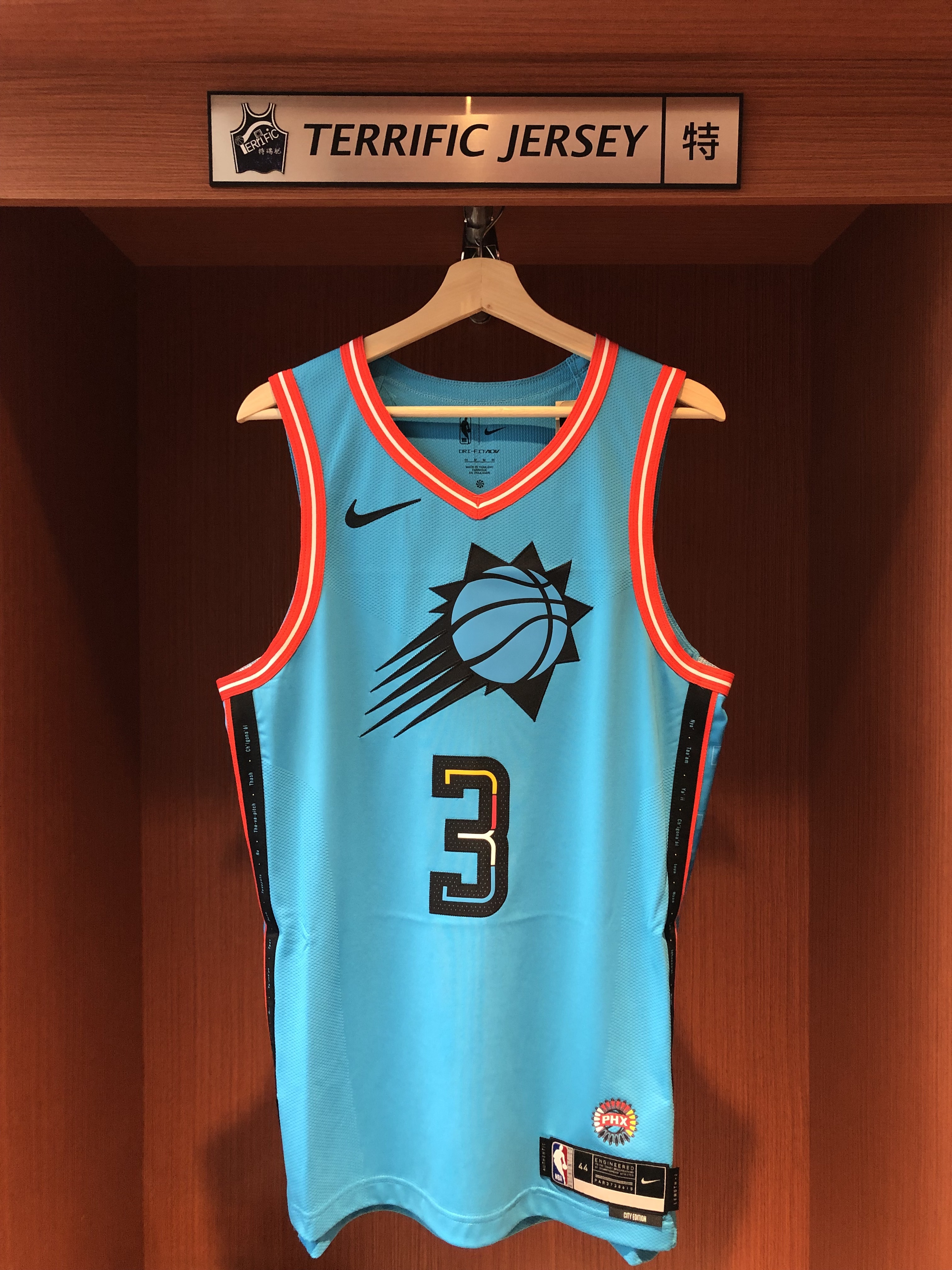 NBA球衣 Chris Paul 鳳凰城太陽城市 City Nike Authentic 球員版 電繡 全新