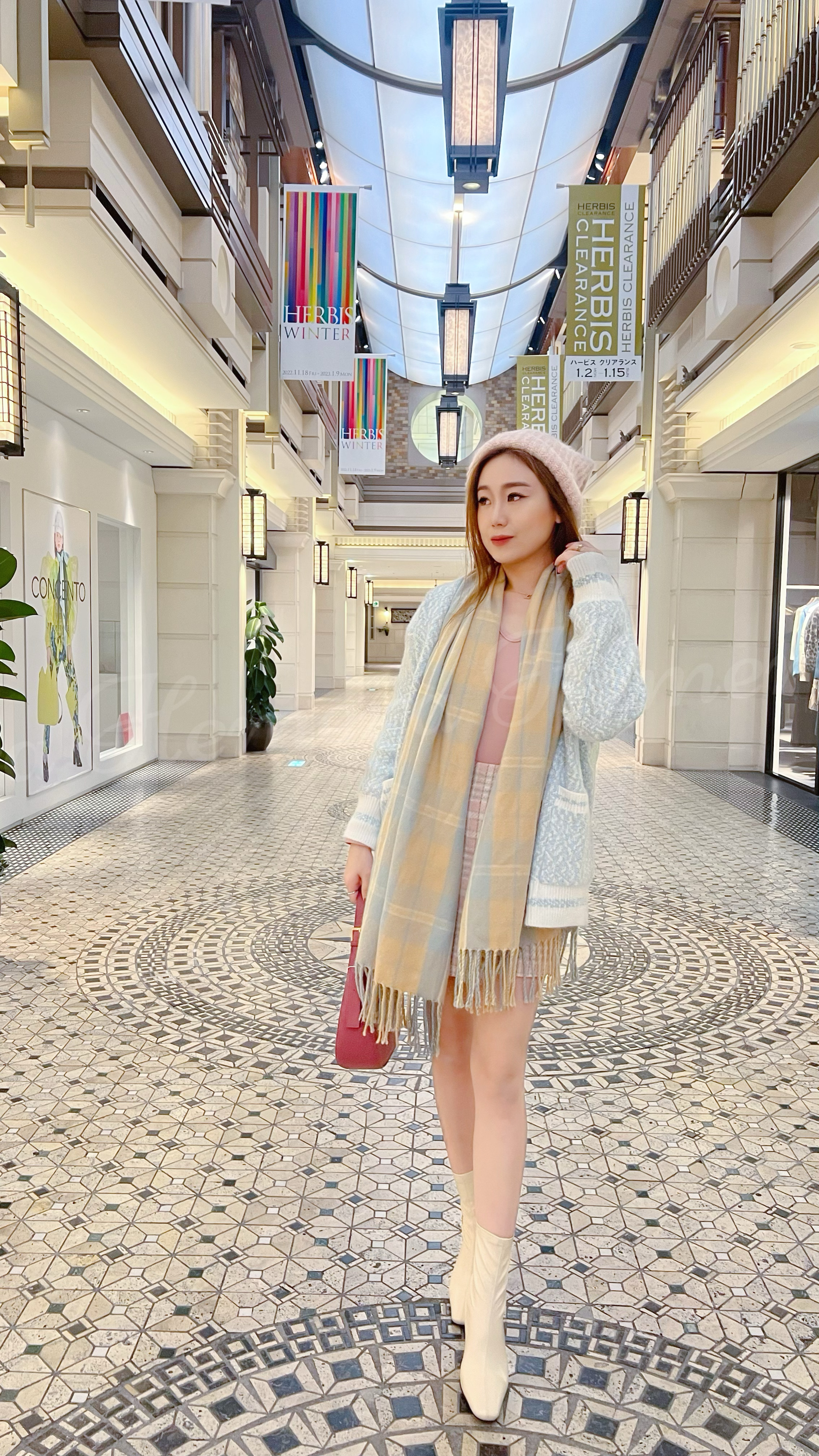 JK23W0110 花點中長版開胸冷衫