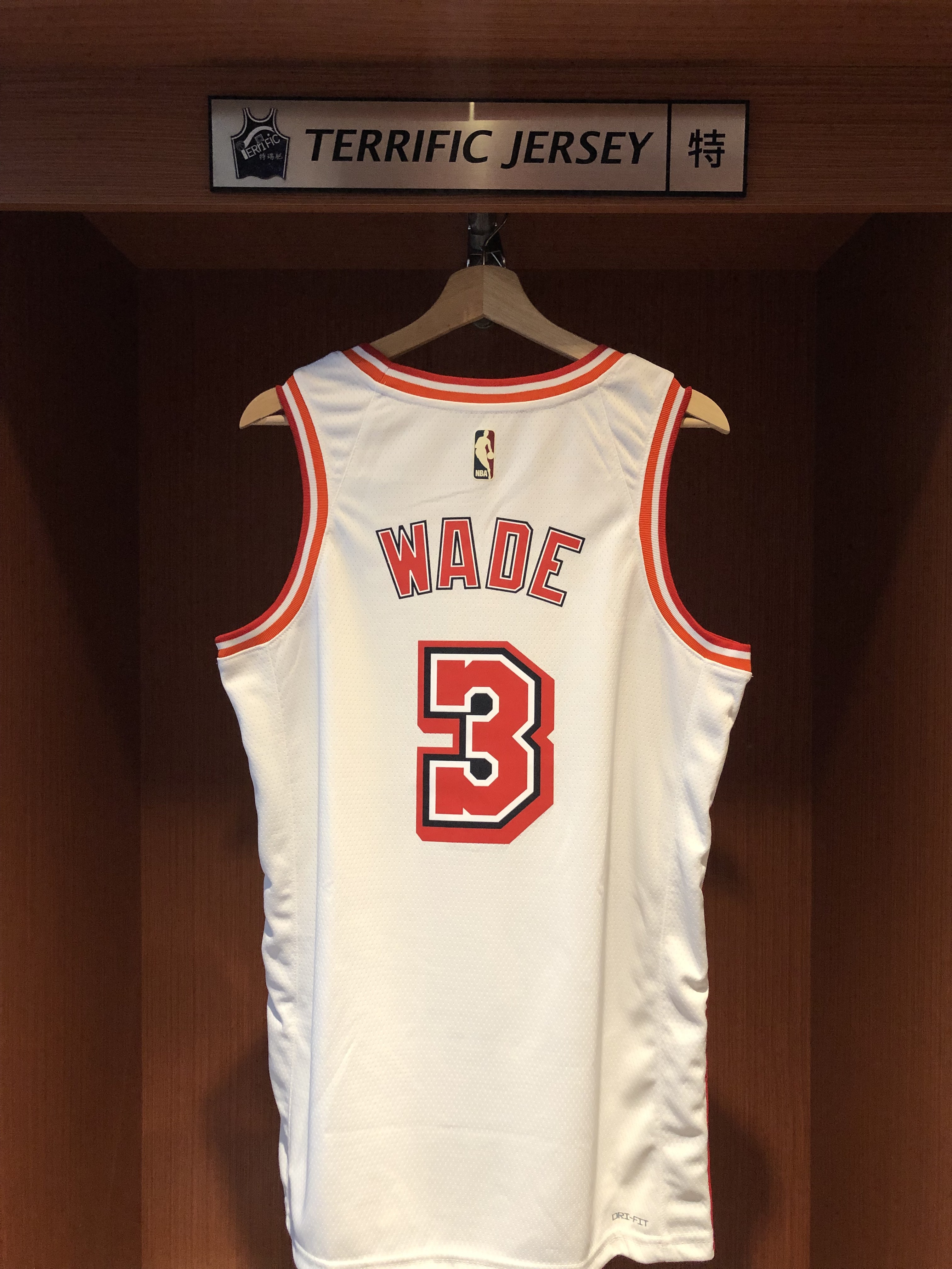 NBA球衣 Dwayne Wade 邁阿密熱火復古 HWC Nike Swingman 球迷版 熱轉印 全新