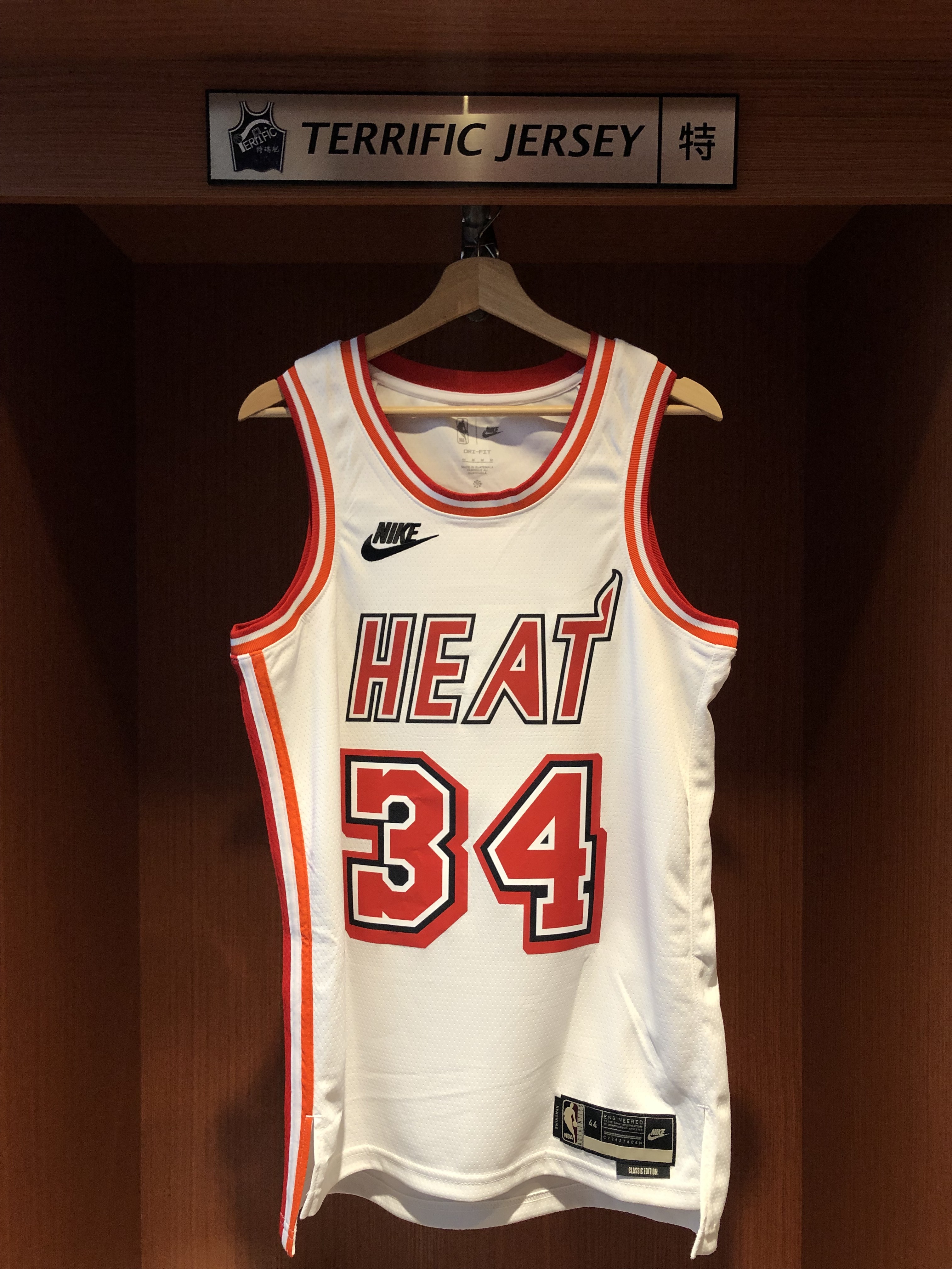 NBA球衣 Ray Allen 邁阿密熱火復古 HWC Nike Swingman 球迷版 熱轉印 全新