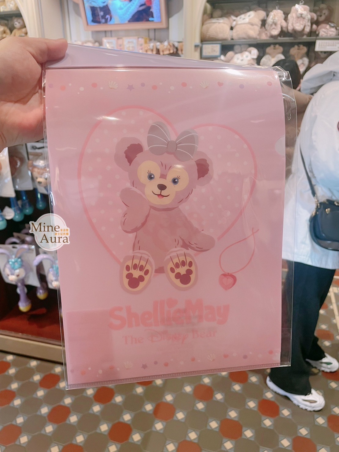 玲娜貝兒 Lina bell 史黛拉露 星黛露 StellaLou 雪莉玫 ShellieMay A4資料夾 文件夾3入組 -上海迪士尼樂園