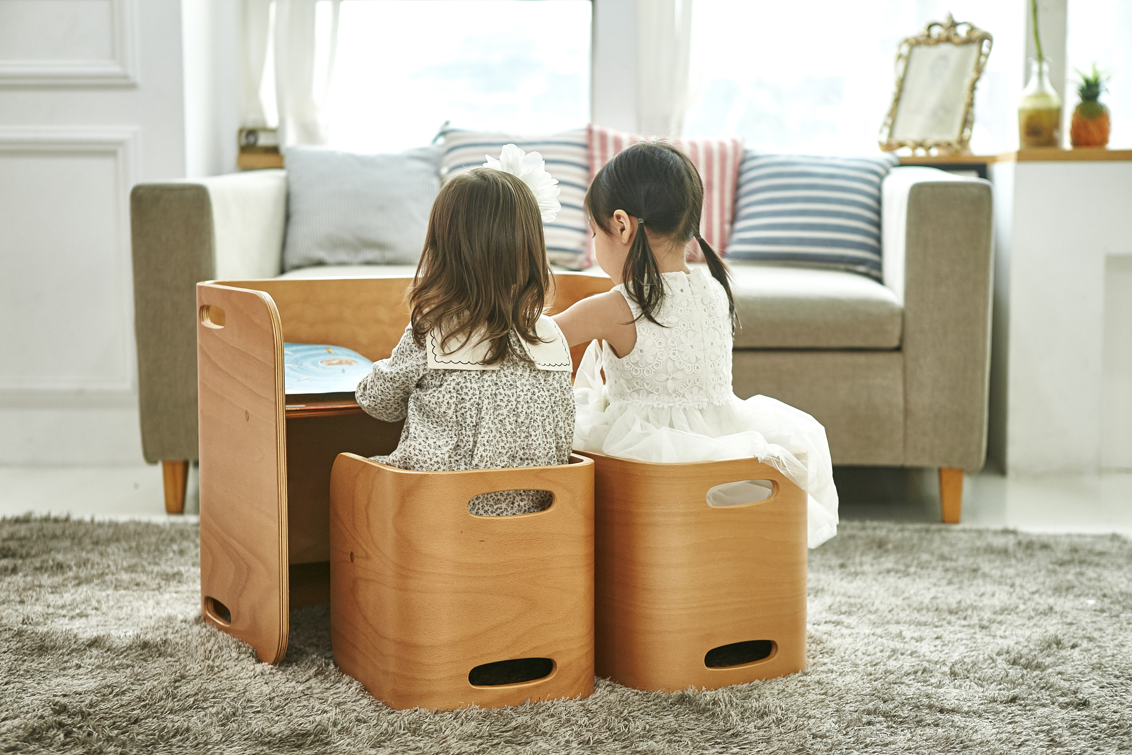 Hoppl ColoColo Chair & Desk ウォールナット チェア単品 ホップル HOPPL COLOCOLO CHAIR&DESK コロコロ